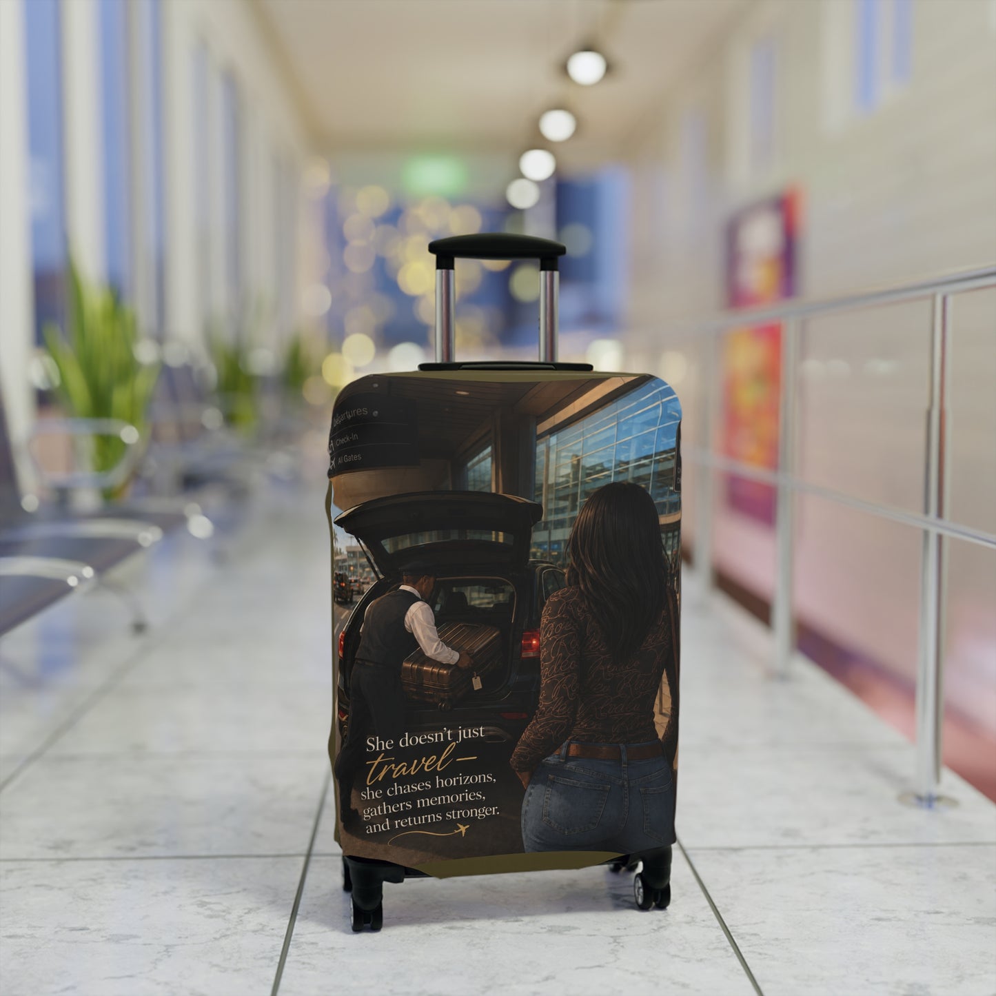 Personalized Travel Luggage Cover 2 — Inspired by your likeness