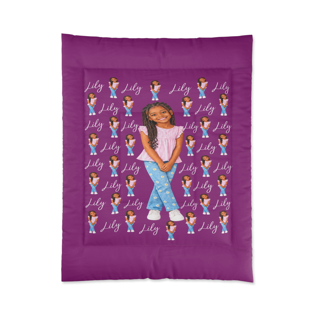 Copy of Personalized Children’s Comforter With Their Likeness and Name