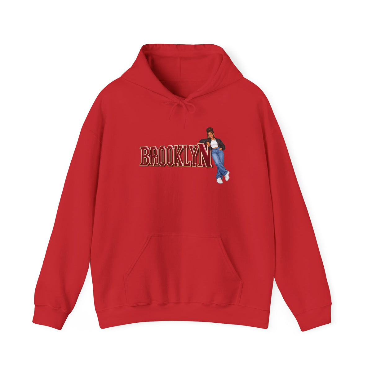 Personalized Retro Hoodie - Your Name Your Likeness Your Pose