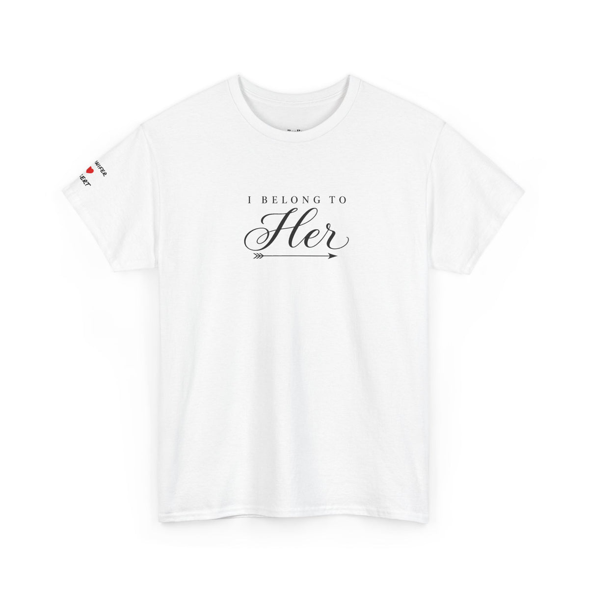 Personalized “I Belong to Him” & “I Belong to Her” Couples T-Shirts
