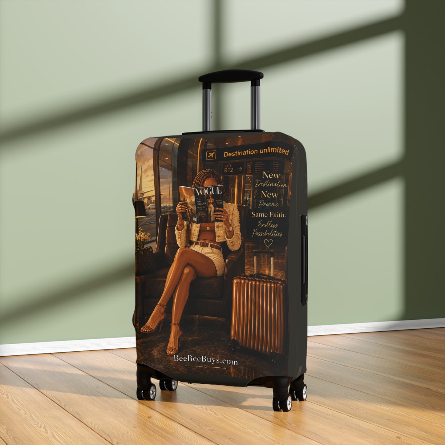 Copy of Personalized Travel Luggage Cover — Inspired by your likeness