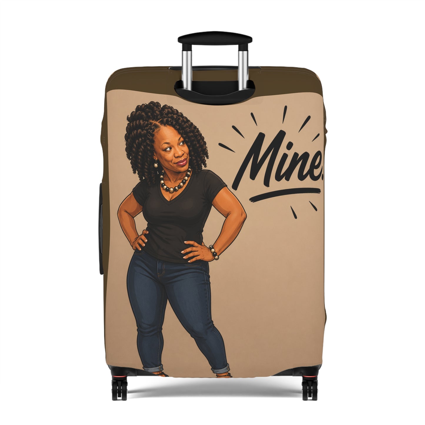 Personalized "Your Likeness" Luggage Cover