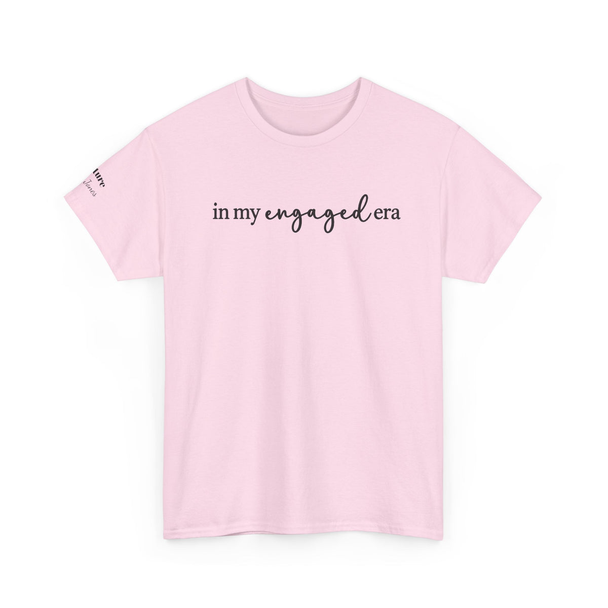 Personalized “In My Engaged Era” T-Shirt With Future Last Name