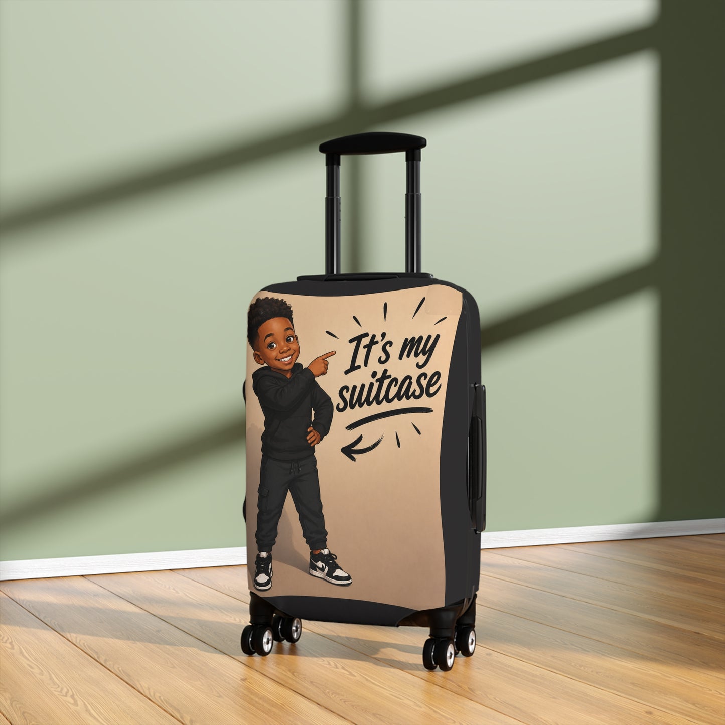 Personalized Child's Luggage Cover - Add their likeness to their cover