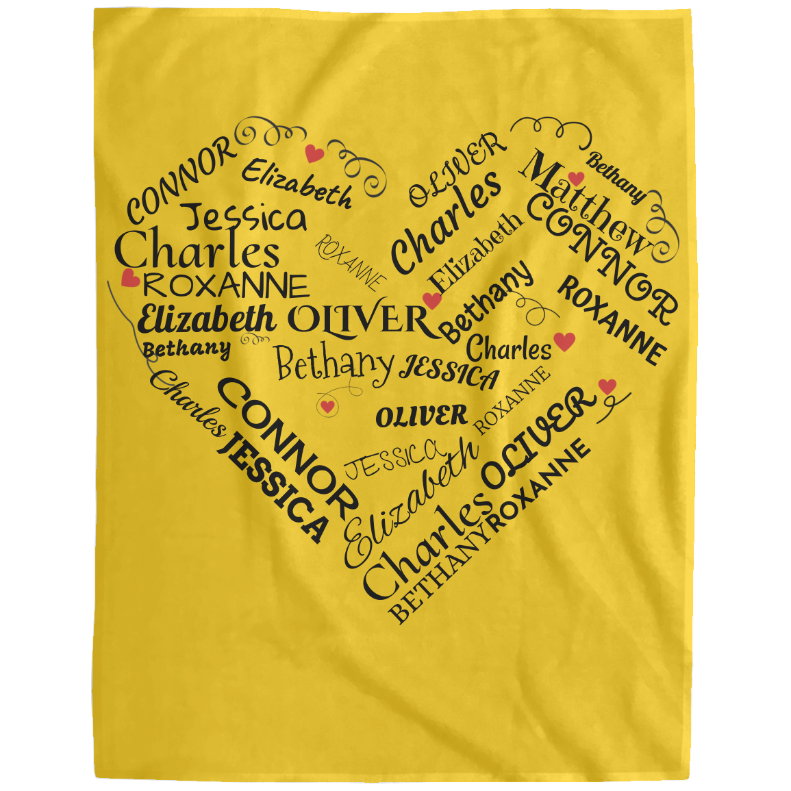 Loving Heart - Personalized Fleece Blanket - 60x80