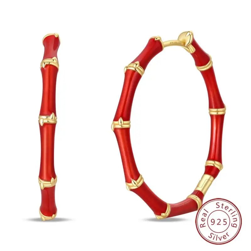 925 Sterling Silver Earrings Charm Simple Shiny Zirconia - Buy One Get - BeeBeeBuys