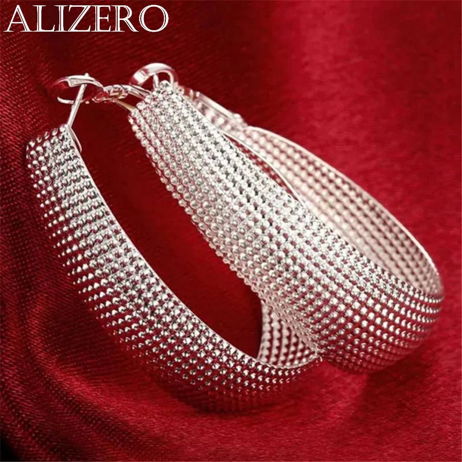 925 Sterling Silver Hoop Earrings For Women - Buy One Get One Free 🔥 - BeeBeeBuys