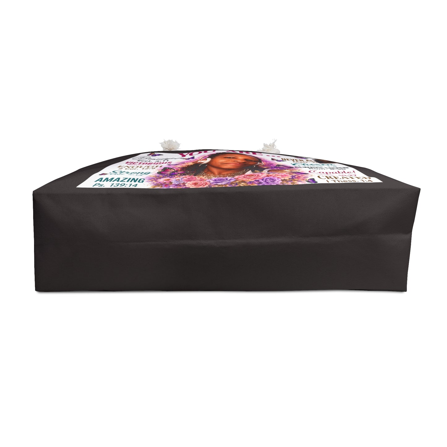 Personalized With your Likeness -Inspirational Bag — "You Are" Photo Tote with Bible Verse Affirmations