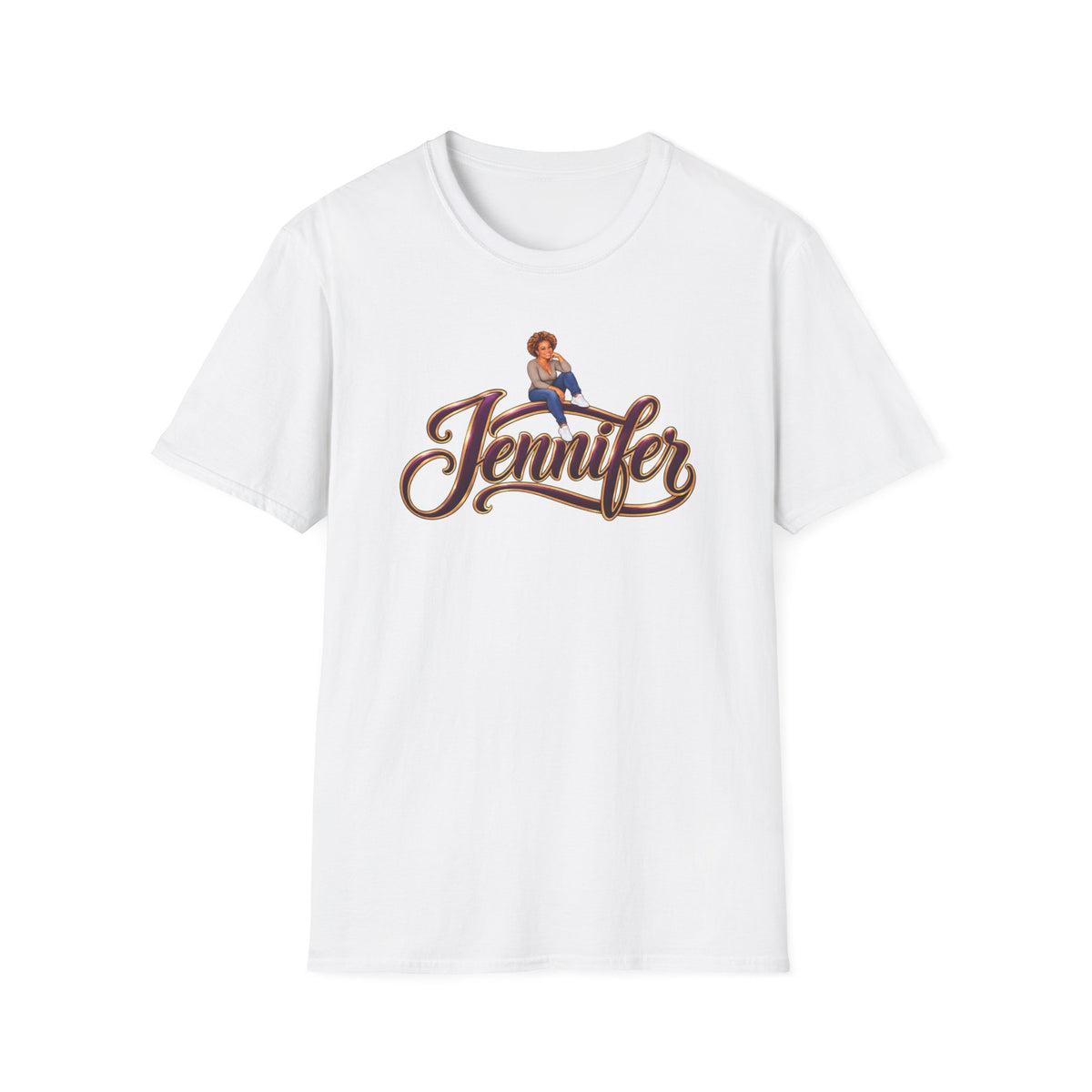 Personalized Name and Illustrated Likeness T-Shirt