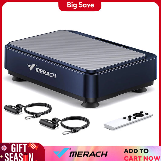 MERACH Vibration Plate Exercise  for Lymphatic Drainage Relieve Pain Help Sleep Fat Burning & Weight Loss