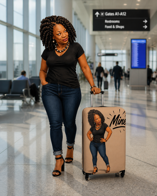 Personalized "Your Likeness" Luggage Cover