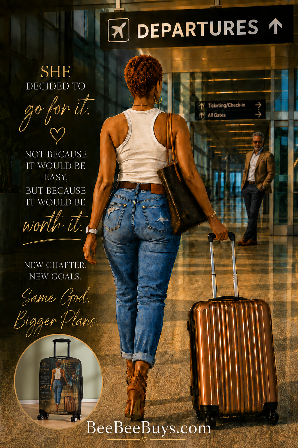 Personalized Travel Luggage Cover — Inspired by your likeness