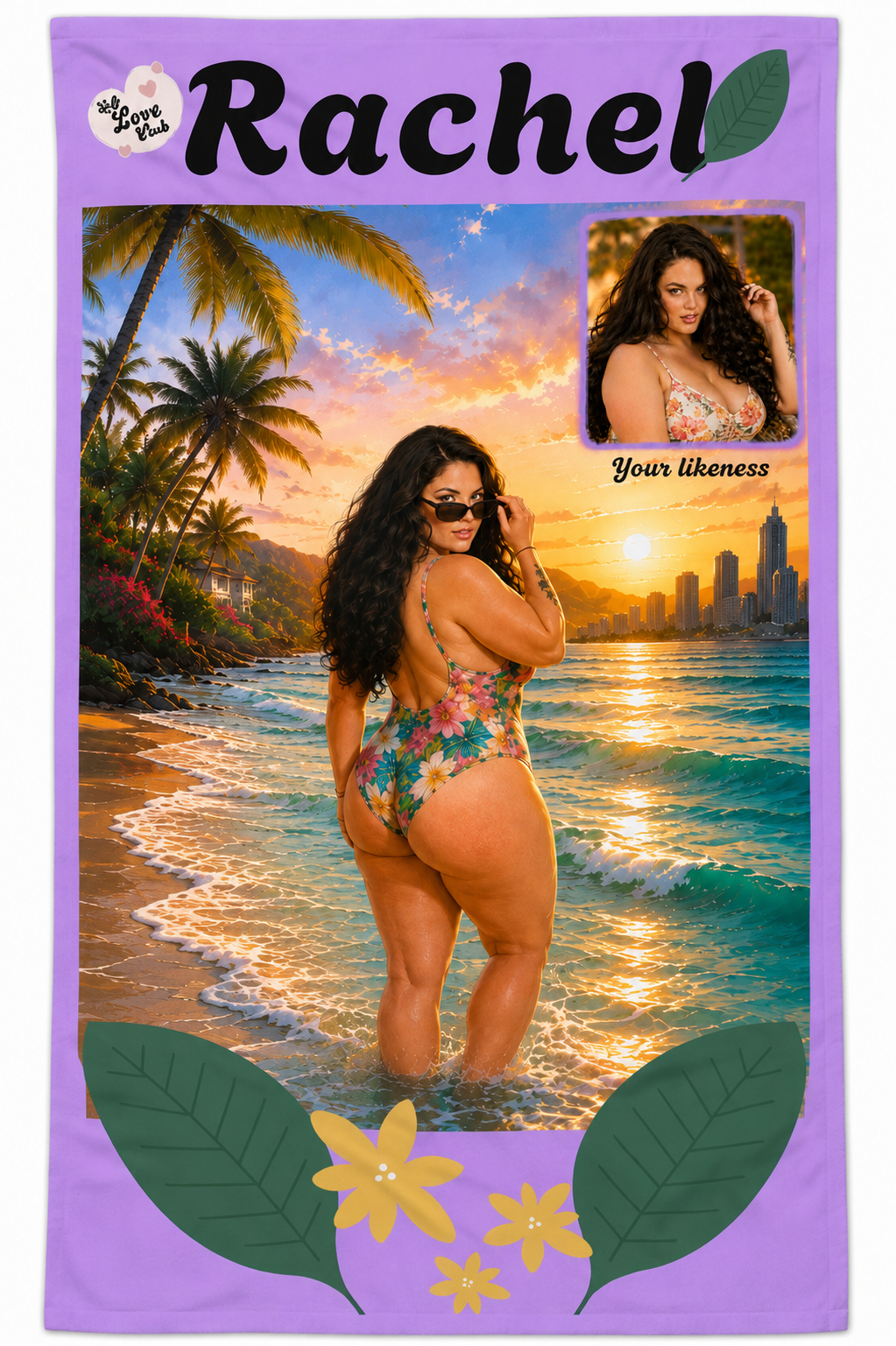Personalized Beach Towel — That View is awesome
