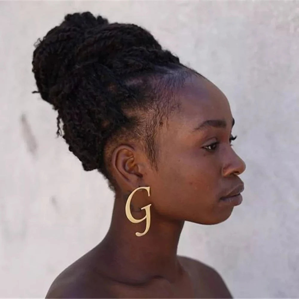 Large Letter Earring Custom - Buy One Get One Free 🔥