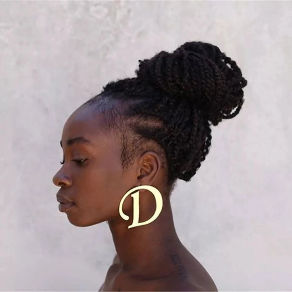 Large Letter Earring Custom - Buy One Get One Free 🔥