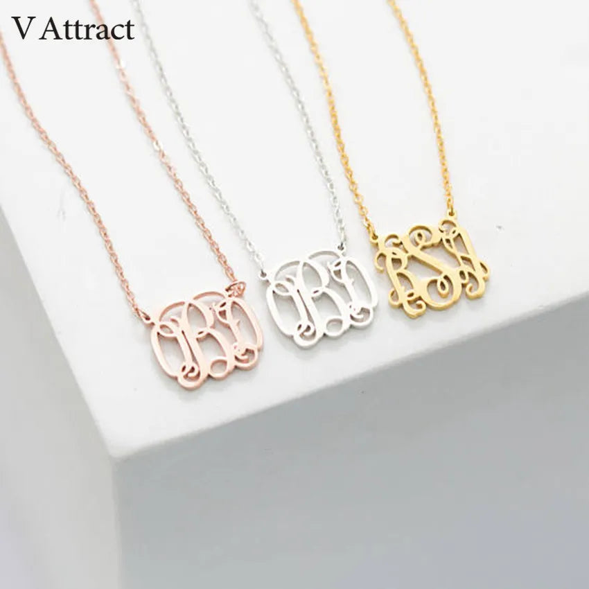 Customized Monogram Necklace For Women - Buy One Get One Free 🔥