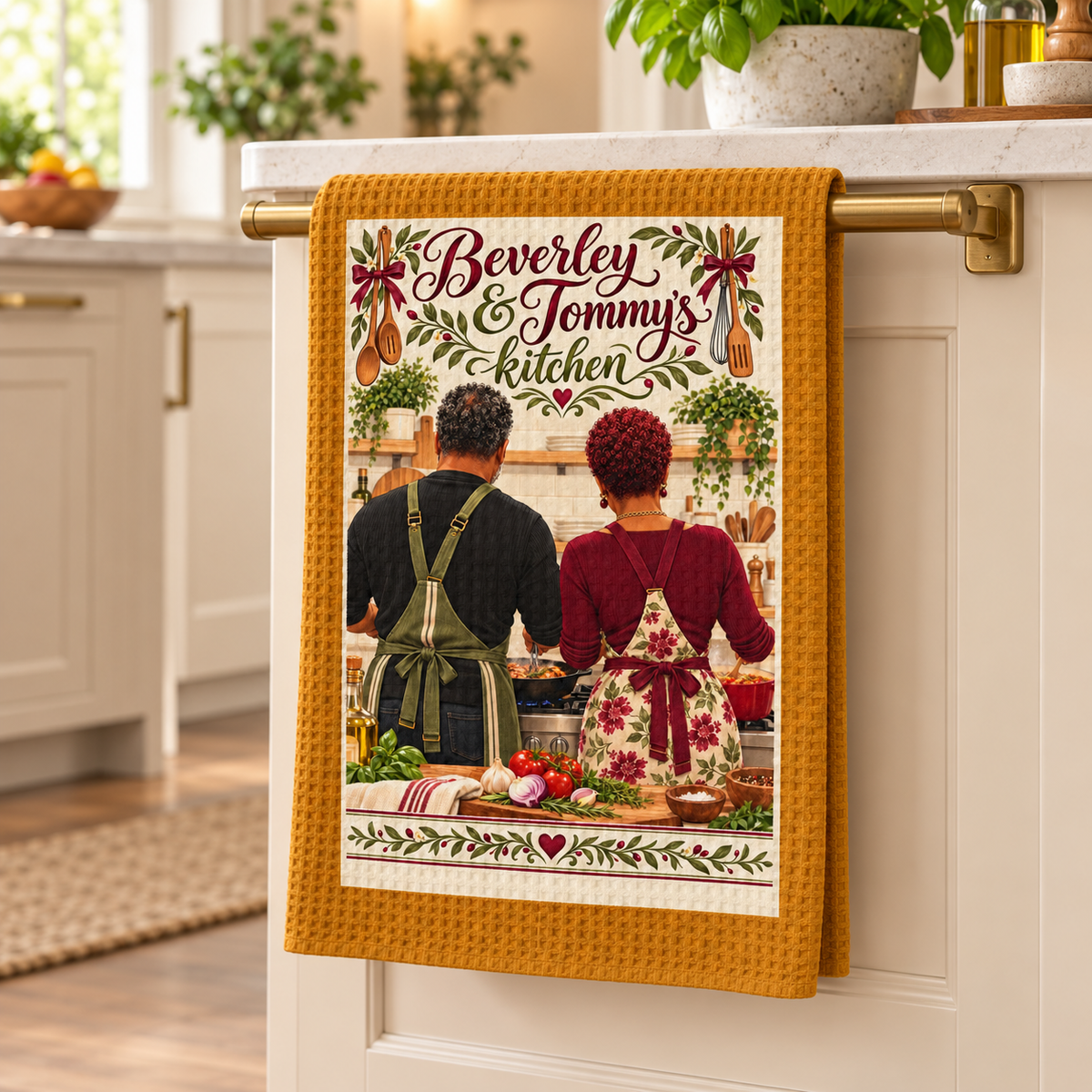 Beverley & Tommy’s Kitchen Waffle Tea Towel