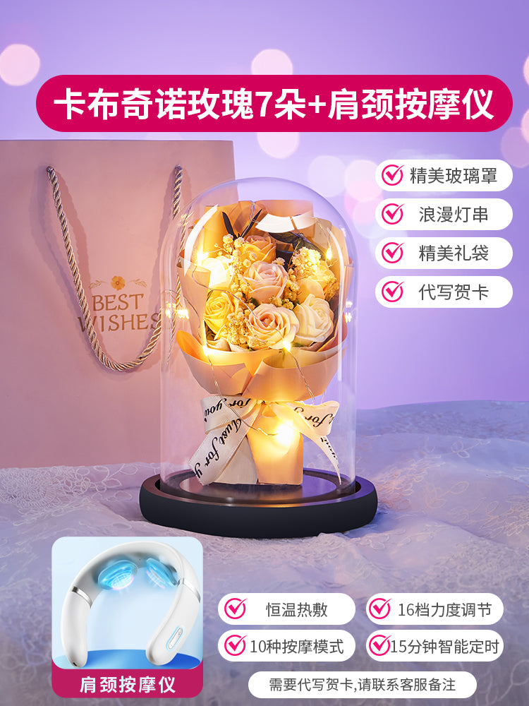 Preserved Fresh Flower Mother's Day to Give Mom Thanksgiving Birthday Gift