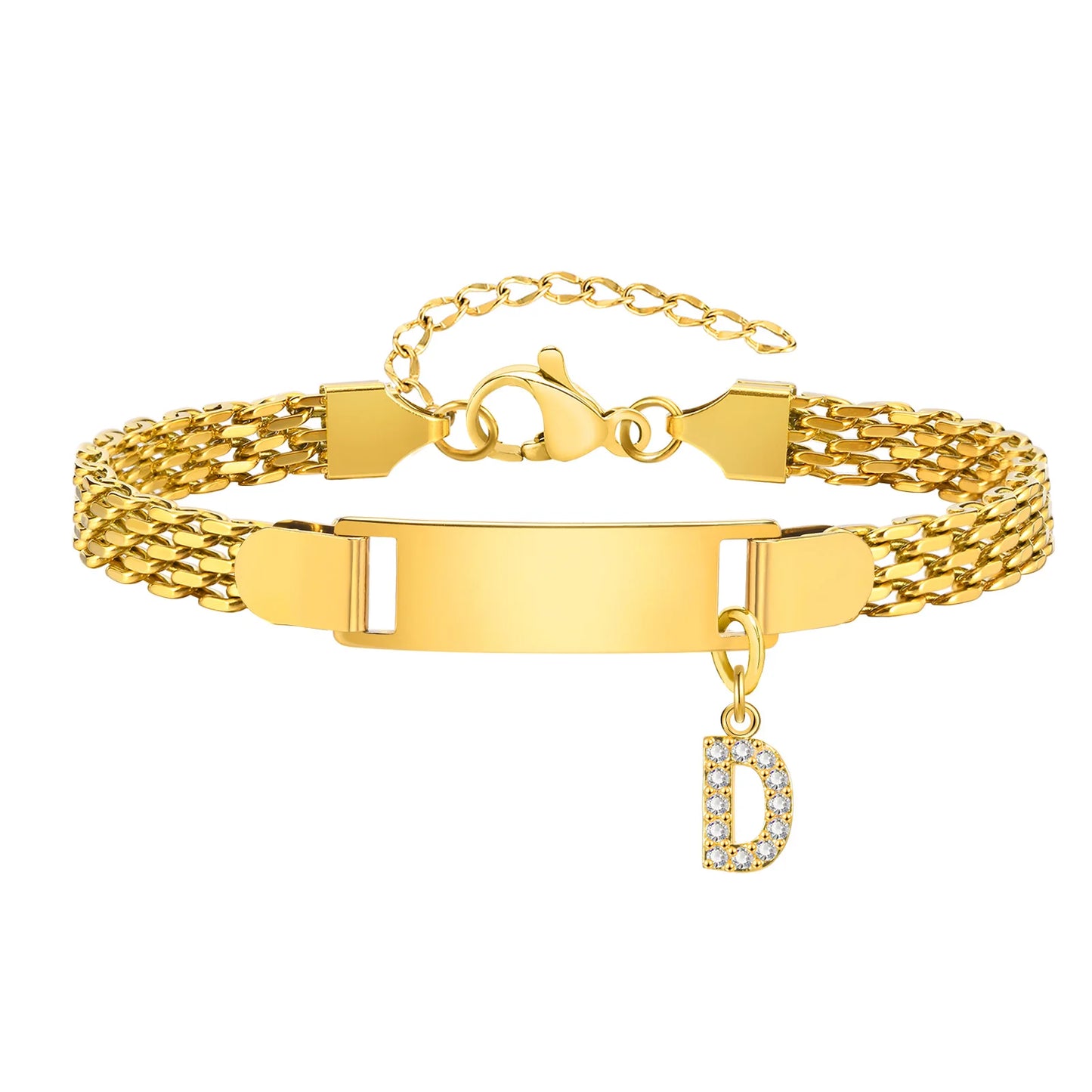 Personalized Engrave ID Name Custom Bracelet for Women-Buy One Get one Free 🔥🔥🐦‍🔥