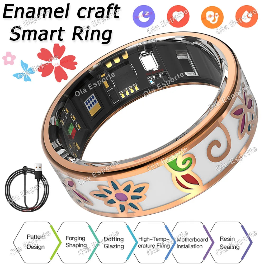2026 Smart Health Ring for Women – Heart Rate, Sleep &amp; Activity Tracker (Waterproof 10ATM)