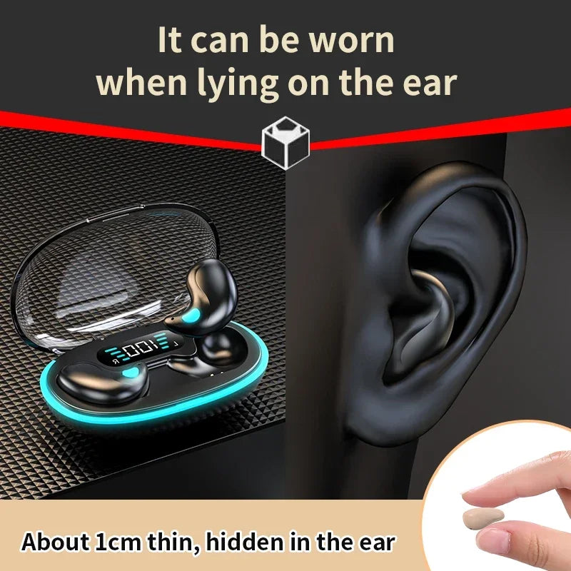 NEW Invisible Sleep Wireless Earphones IPX5 Waterproof