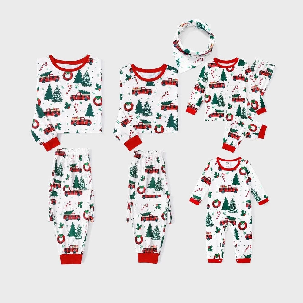 Family Matching Christmas Pajamas 2025 New Xmas