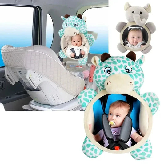 Baby Rear Facing Car Seat Mirror  Shatterproof Car Kids Monitor