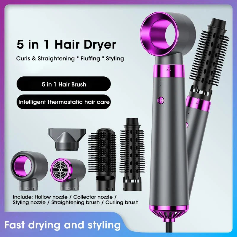 5in1 Multifunctional Hair Straightener Negative Ion Hair Care Curler