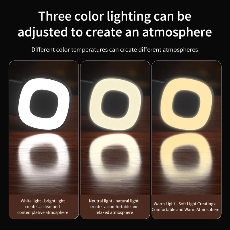 Bluetooth Selfie Light Phone Grip – Adjustable Angle LED Light for Photos, Videos &amp; Live Streaming