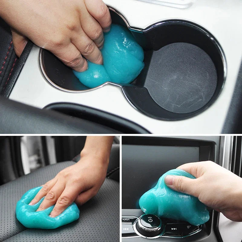 Magic Cleaning Gel for Car Interiors, Keyboards Electronics