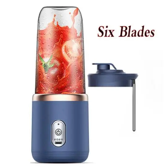 Portable Juicer Blender 400ml Electric Fruit Juicer USB Charging