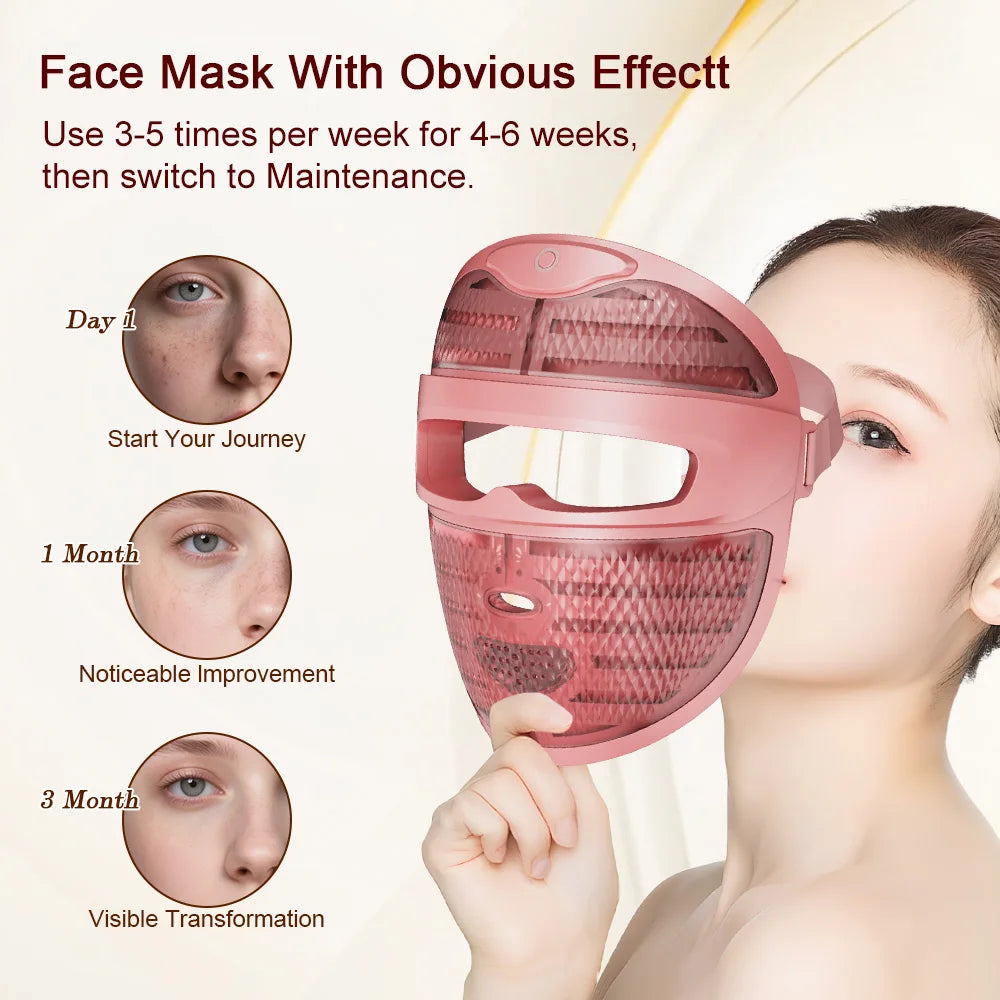 7 Colors Photon Face And Neck  3D Facial Beauty Mask
