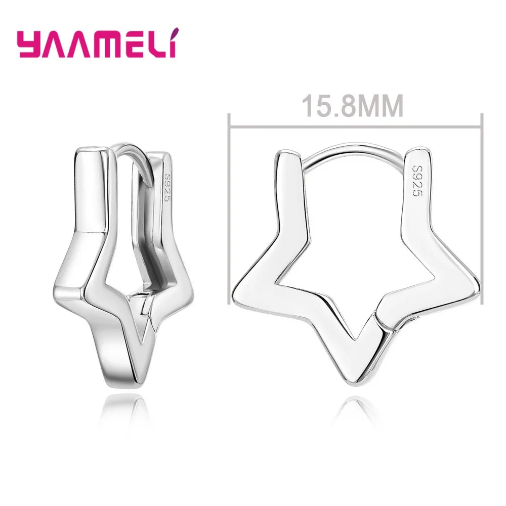 Pure 925 Sterling Silver Jewelry Earrings Gift Girls Women - Buy One Get one Free 🔥