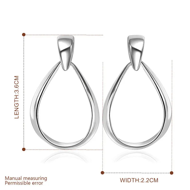 Luxury 925 Sterling Silver Fine U Earrings For Women - BOGO 🔥