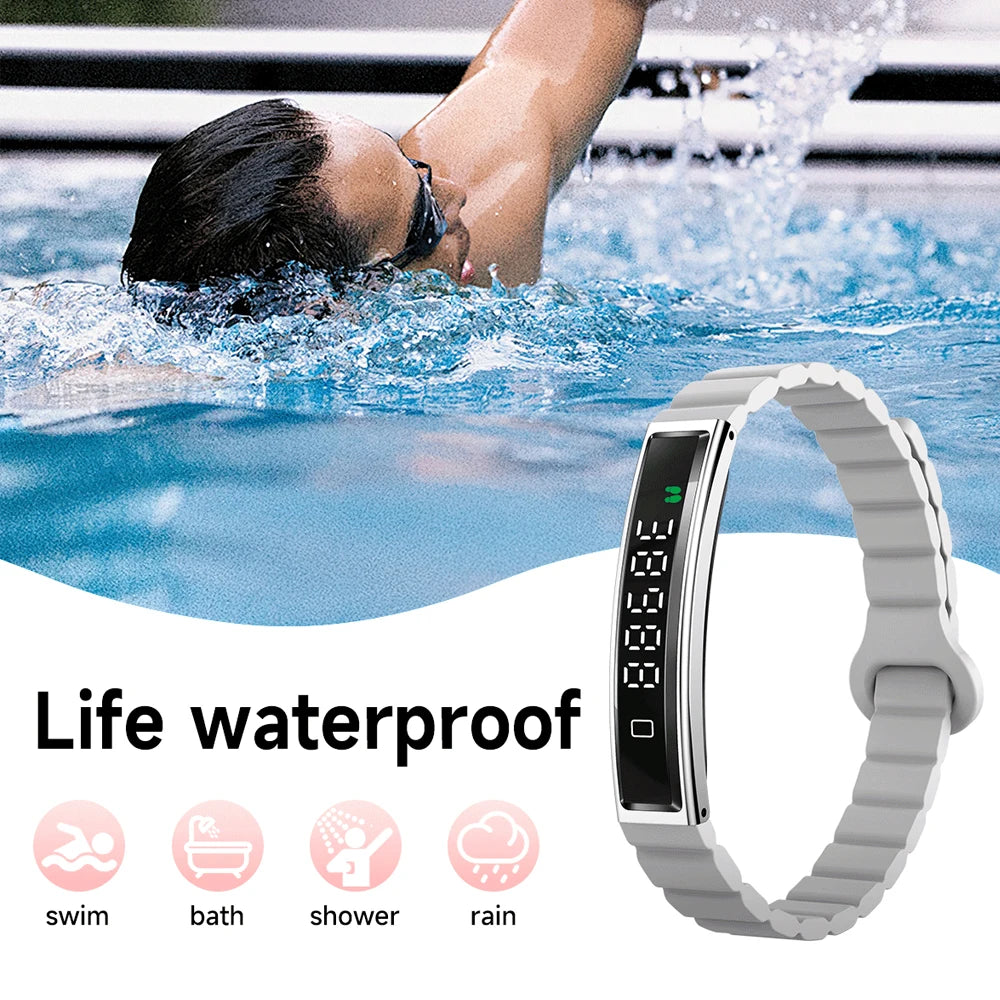 Women Smart Bracelet Sport Mode Fitness Tracker Heart Rate