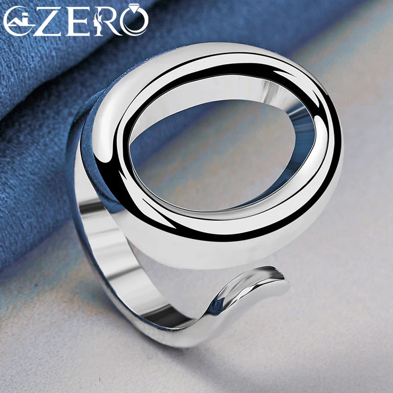 ALIZERO 925 Sterling Silver Round Circle Gift Jewelry 4Pcs Set - Buy One Get One free 🔥