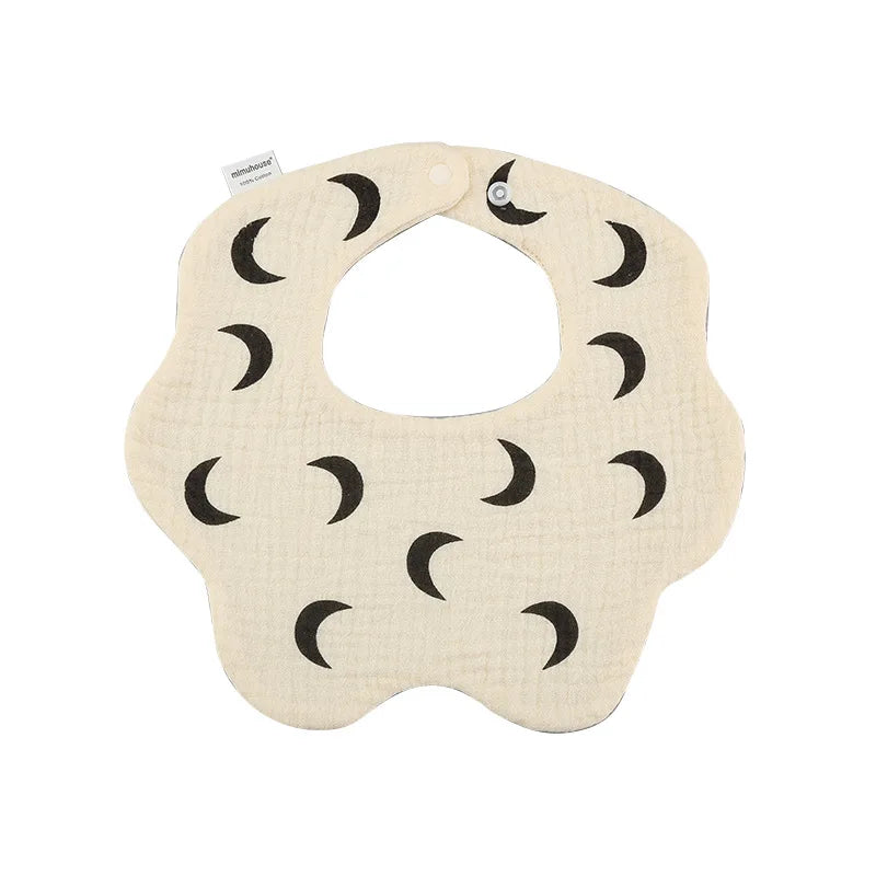 Baby Bibs Cotton Boys and Girls Bib Cute Print Newborn Burp Cloths - BOGO 🔥