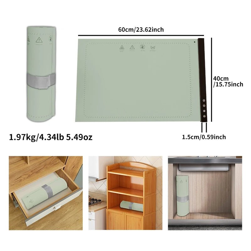 110V Silicone Heating Mat for Food Warming for Buffets with Adjustable Temperature