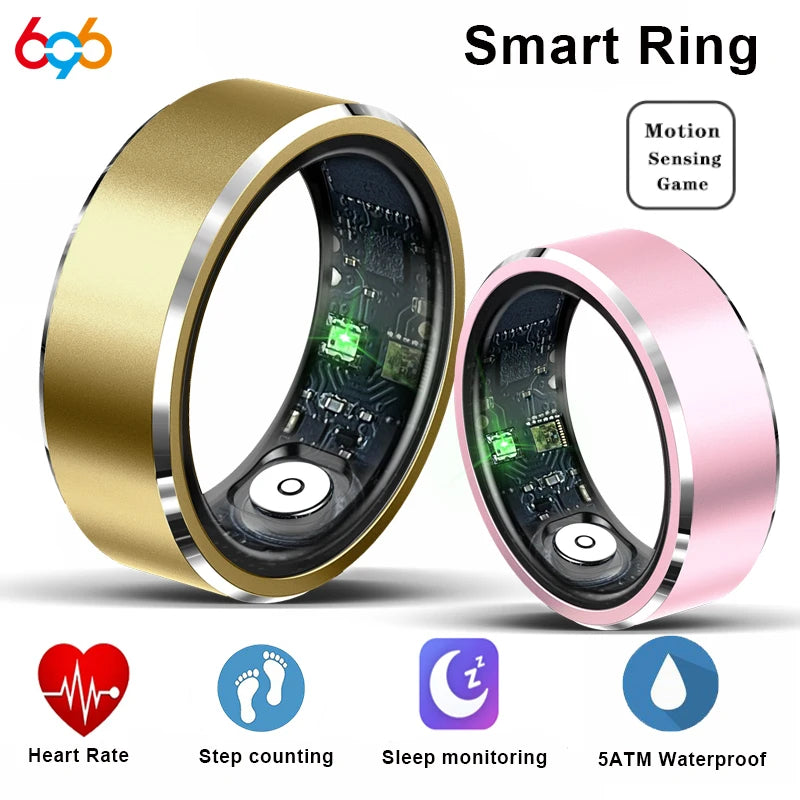696 Smart Ring Bracelet Finger Digital Ring Heart Rate Monitoring