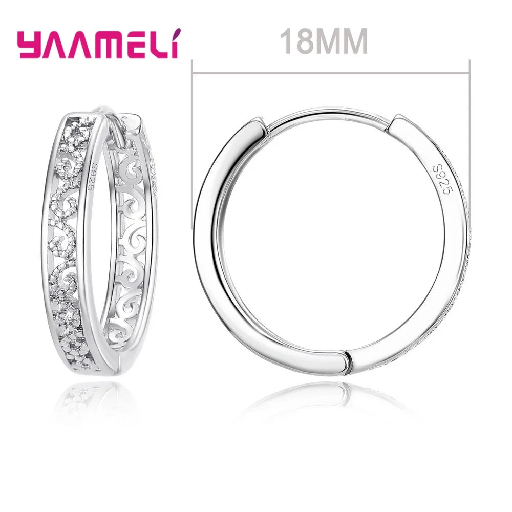 Pure 925 Sterling Silver Jewelry Earrings Gift Girls Women - Buy One Get one Free 🔥