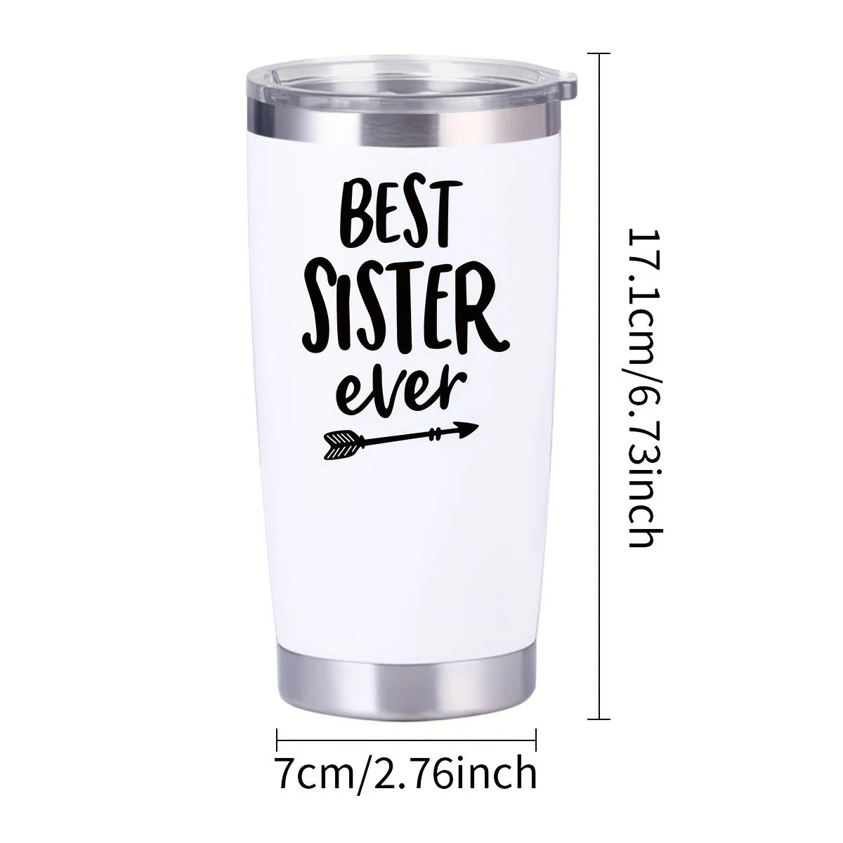 Best Gigi, Best Sister, Ever 20oz Stainless Steel Straight Coffee Cup