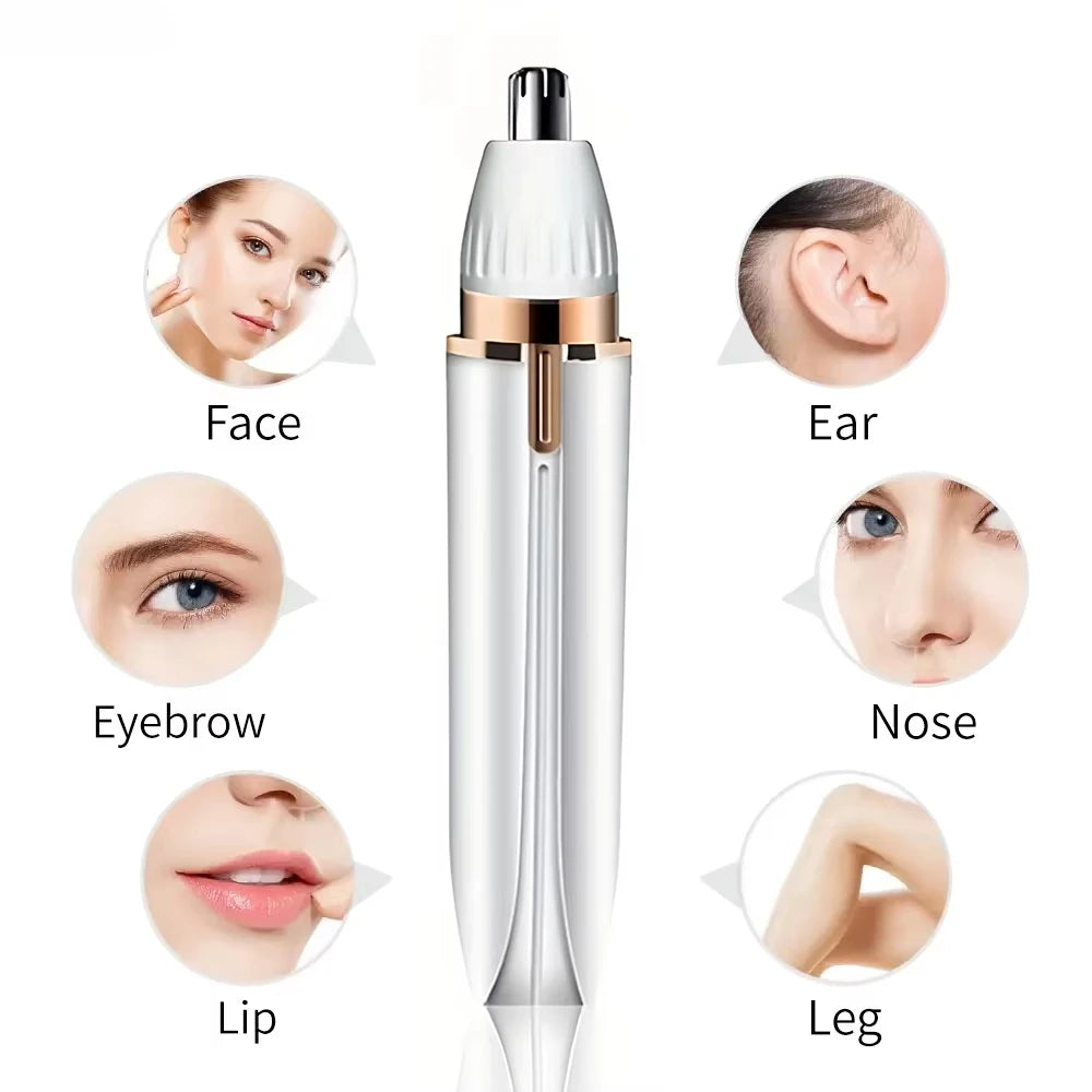 4 In 1 Electric Razor for Women Full Body Shaving Facial Epilator Shaver Eyebrow Trimmer