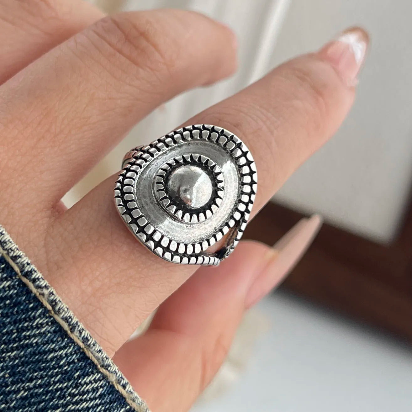 925 Silver Minimalist Handmade Simple Round Strip Ring - BOGO Free 🔥