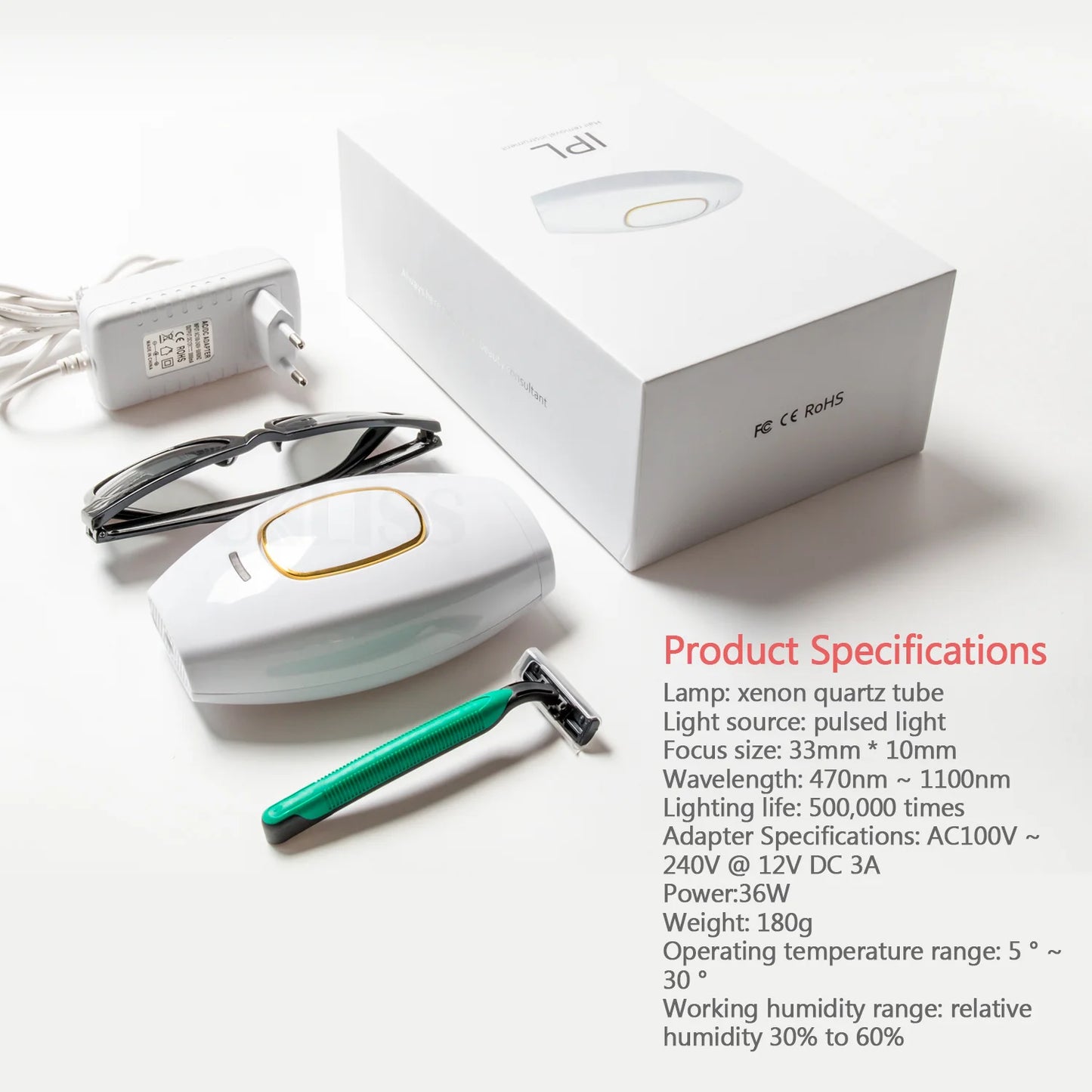 IPL Laser Epilator Body Bikini Laser Hair Removal For Women -Buy One Get One 25% off🔥