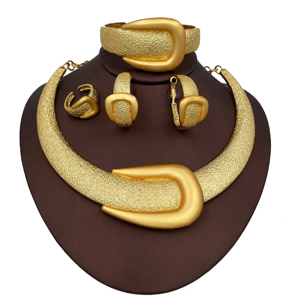 2025 New Exaggerate Jewelry Set Dubai