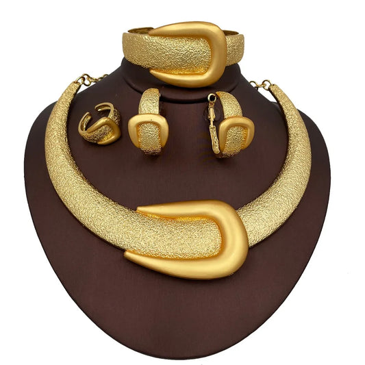 2025 New Exaggerate Jewelry Set Dubai