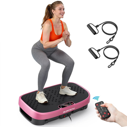 Magnetic Vibration Plate Exercise Machine Fat Burning 120 Levels 330lbs