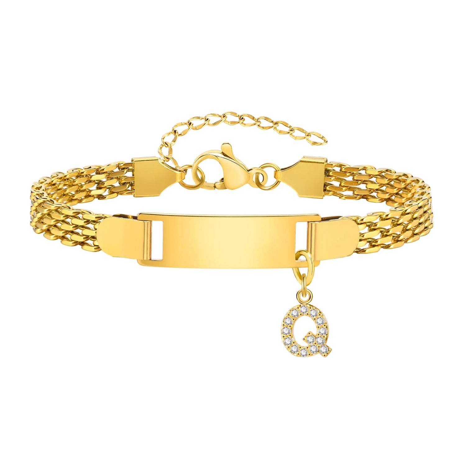 Personalized Engrave ID Name Custom Bracelet for Women-Buy One Get one Free 🔥🔥🐦‍🔥