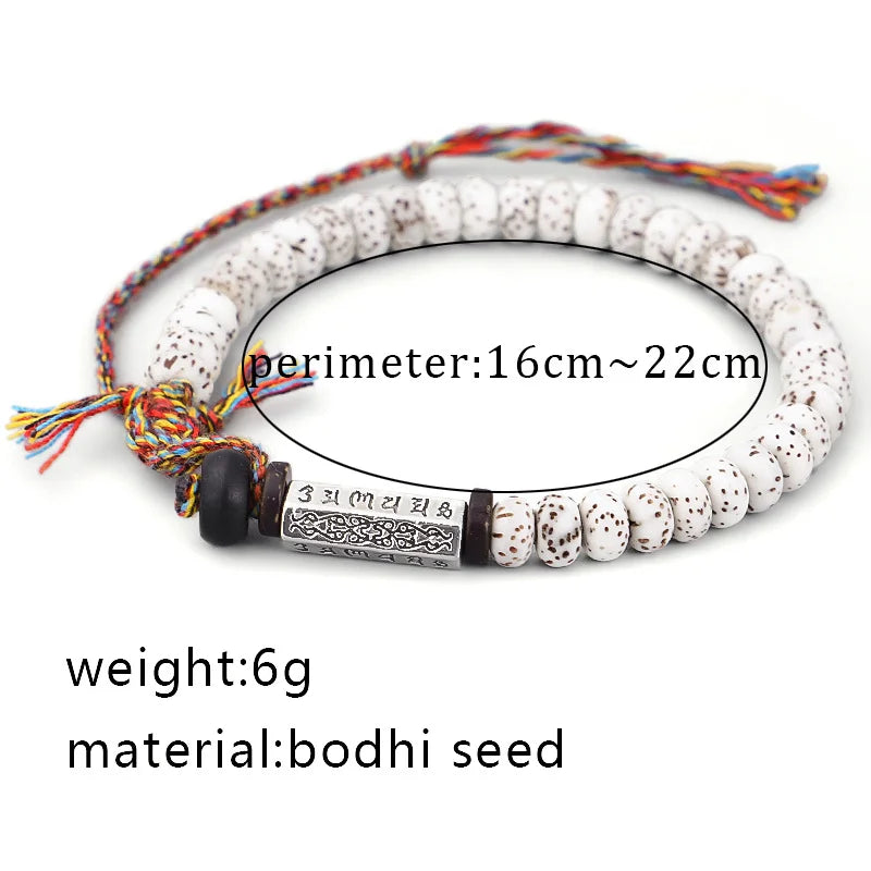 Spiritual Protection and Good Fortune Tibetan Mantra Bracelet - Buy One Get Two Free 🔥