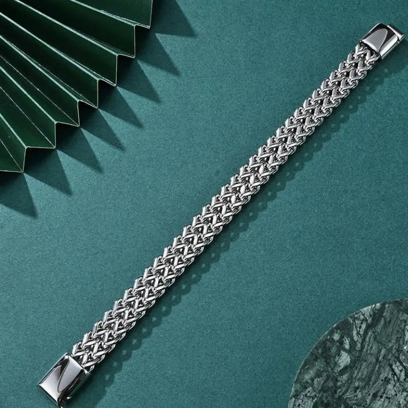 10MM Stainless Steel Men's Hidden Locks Bracelet - Buy One Get One Free 🔥